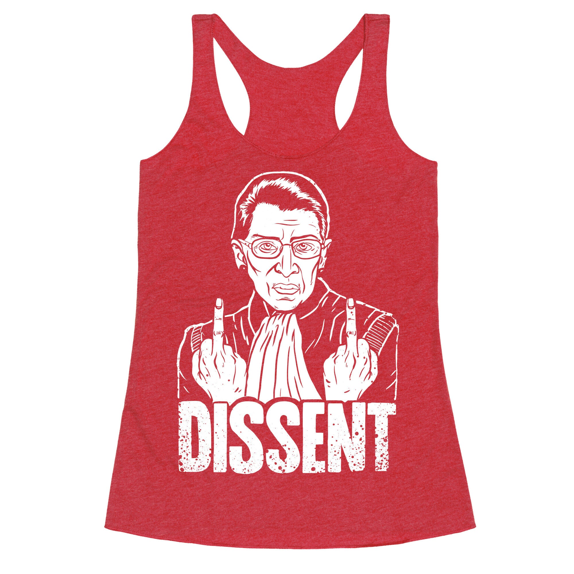 Ruth Bader Ginsburg Dissent Racerback Tank