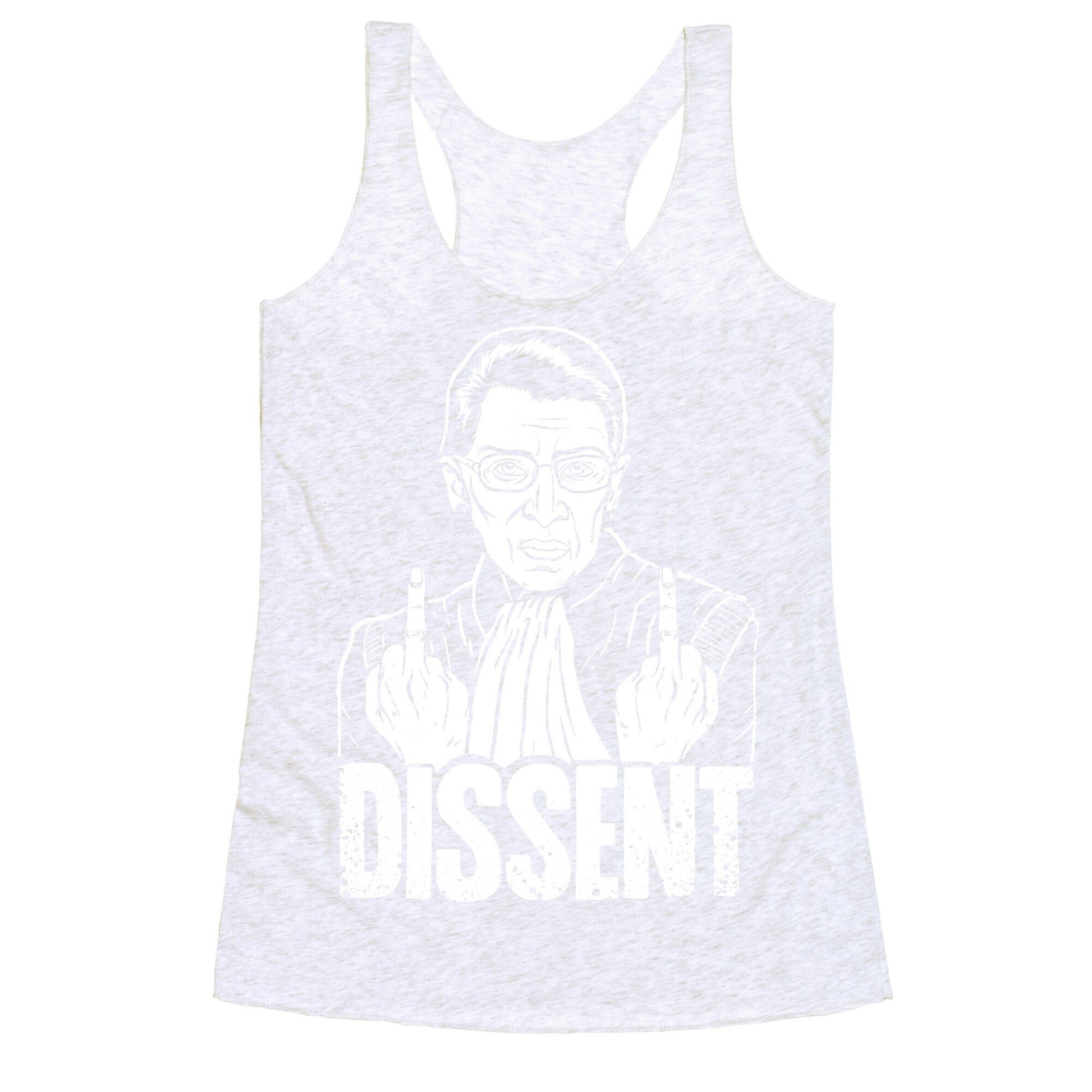 Ruth Bader Ginsburg Dissent Racerback Tank