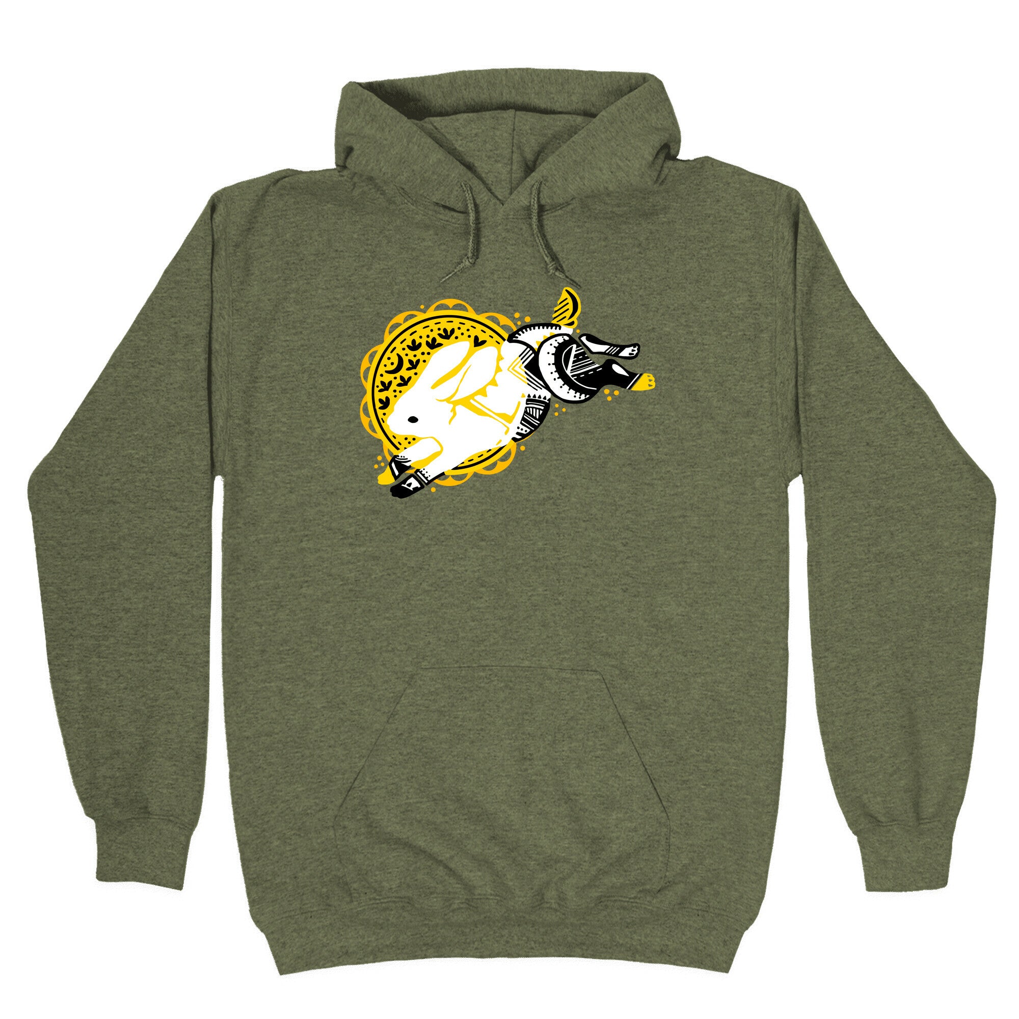 Tribal Rabbit Hoodie