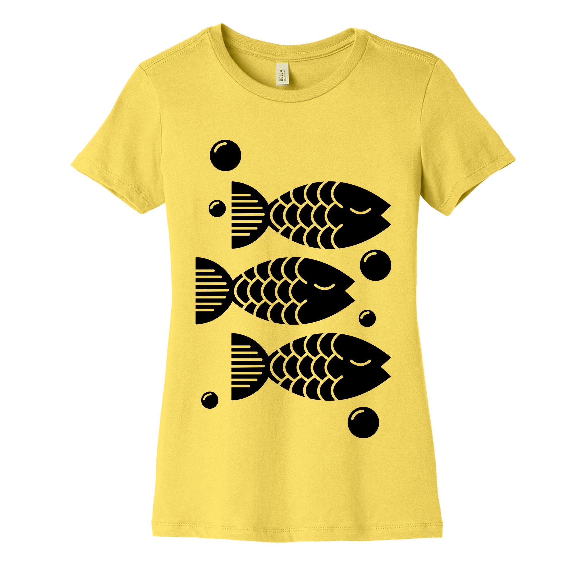 Geometric Fish Women's Cotton Tee