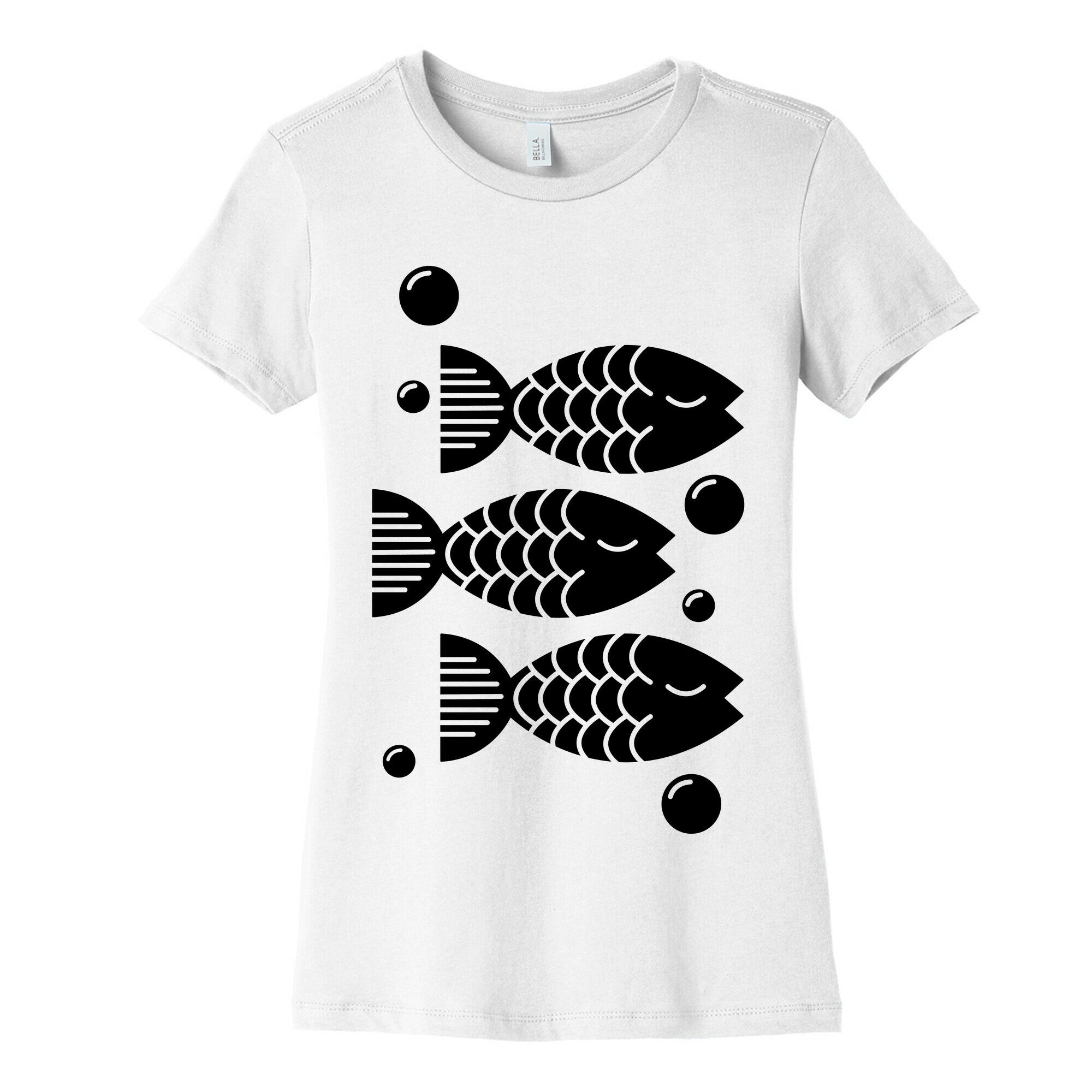 Geometric Fish Women's Cotton Tee