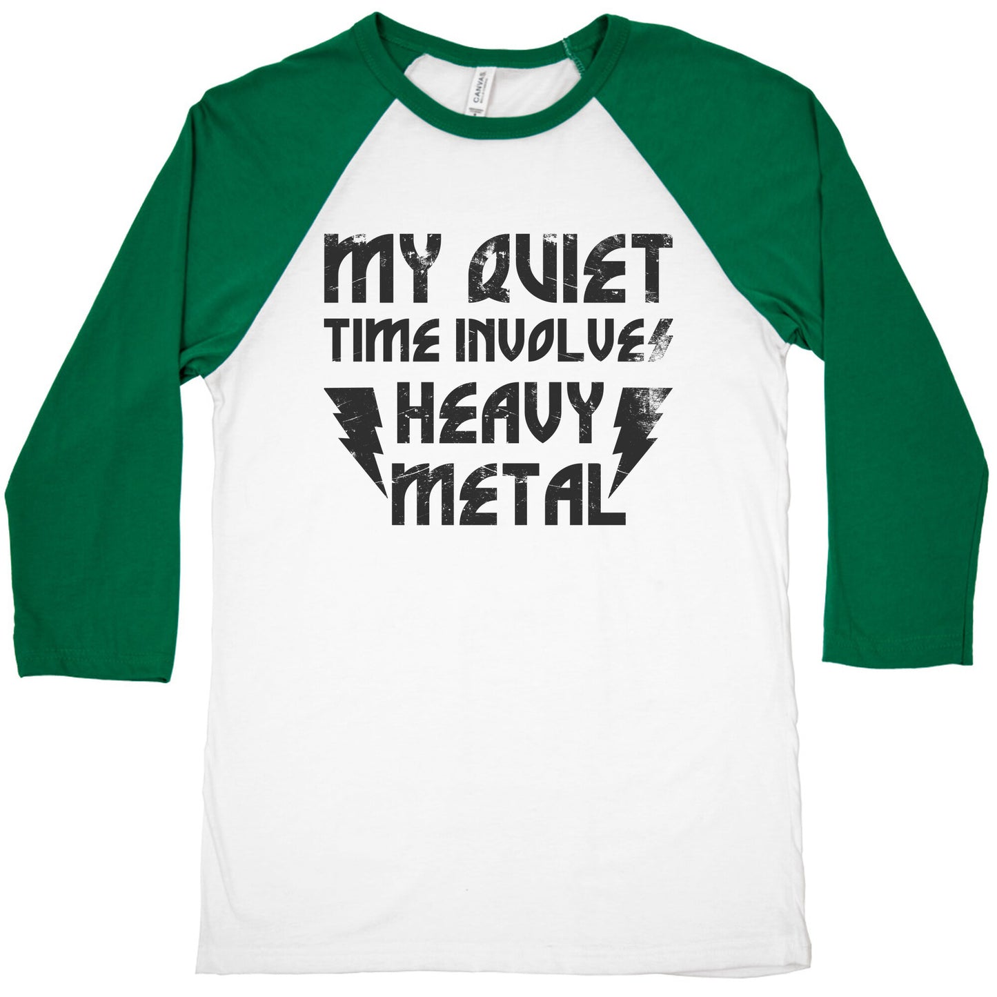 Heavy Metal Baseball Tee