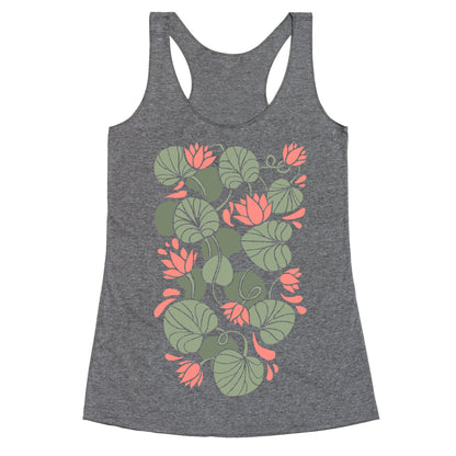 Art Nouveau Water Lilies Racerback Tank