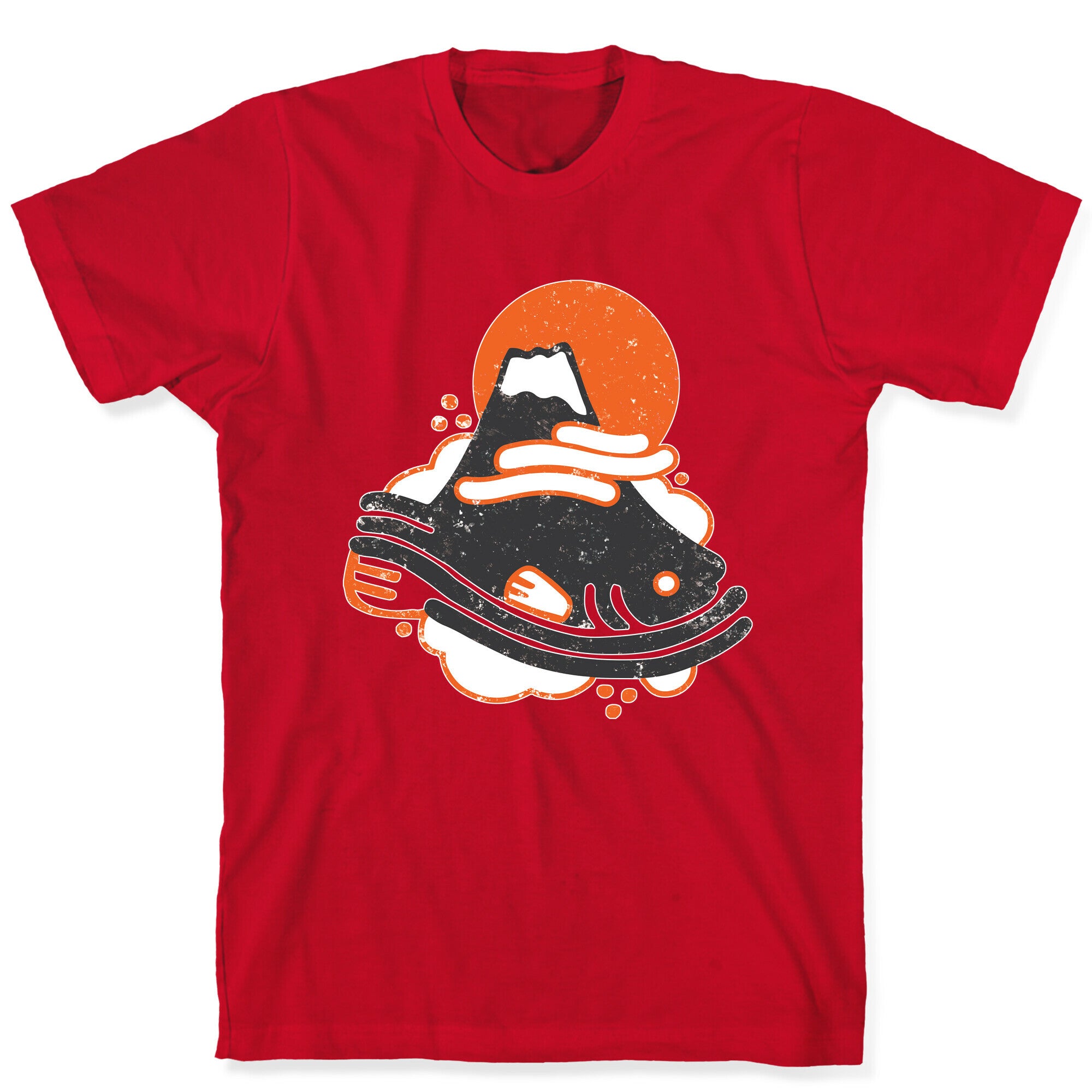 Mount Fuji Fish T-Shirt