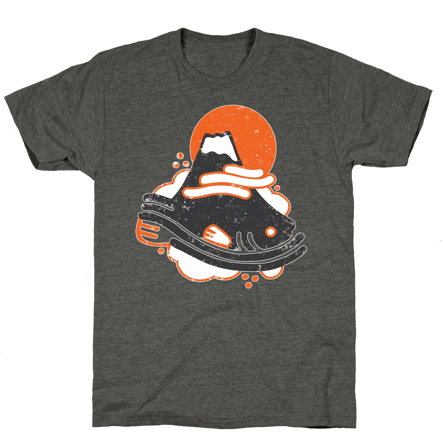 Mount Fuji Fish Unisex Triblend Tee