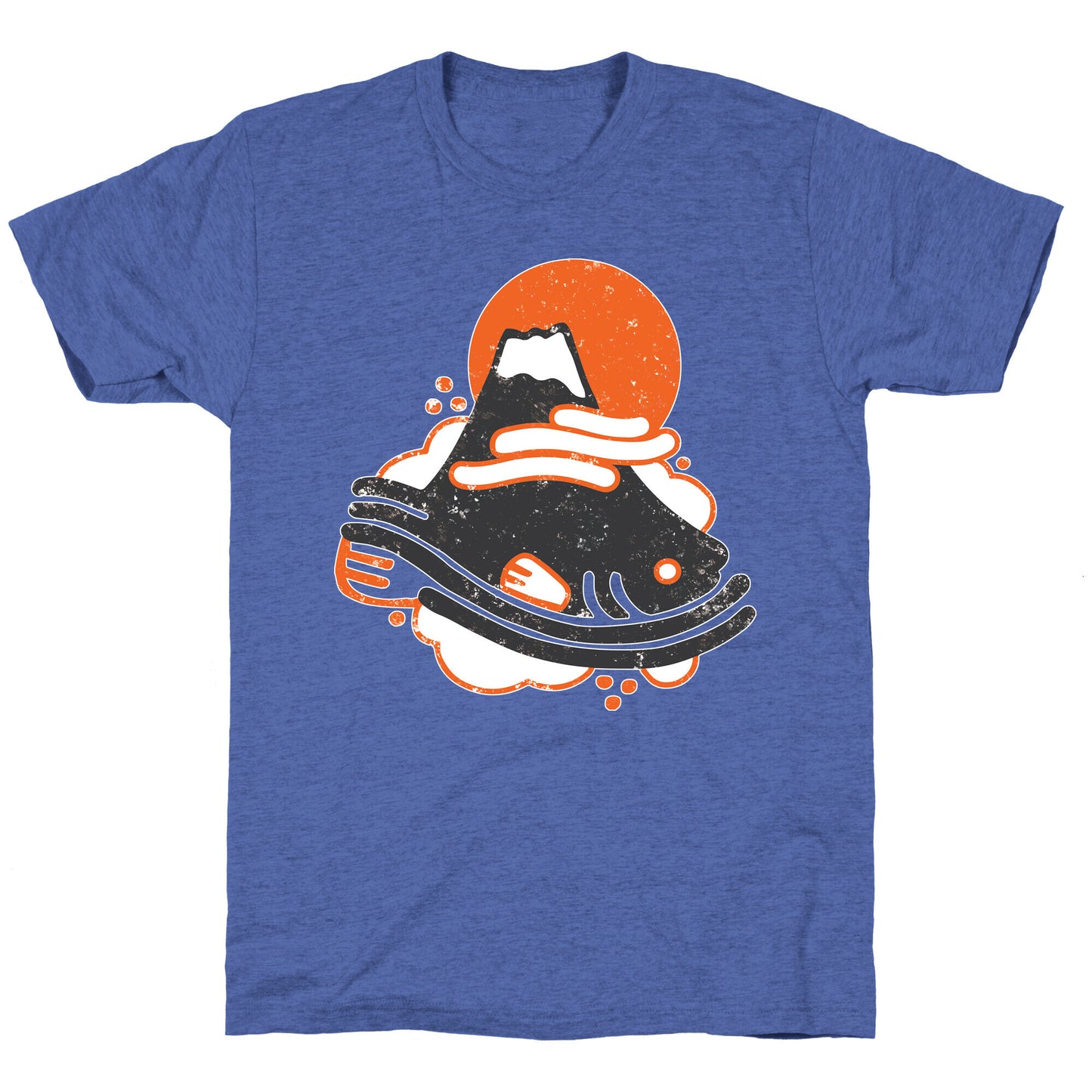 Mount Fuji Fish Unisex Triblend Tee