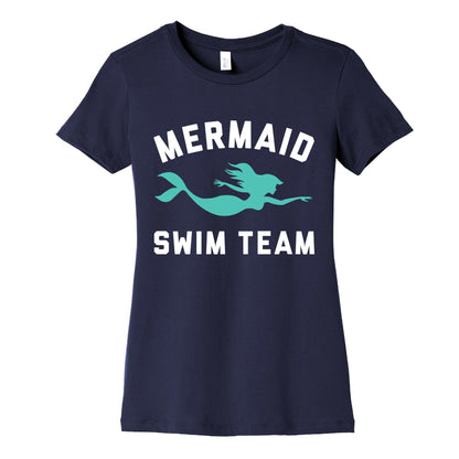 Mermaid Swim Team Women's Cotton Tee LookHUMAN - Main Image