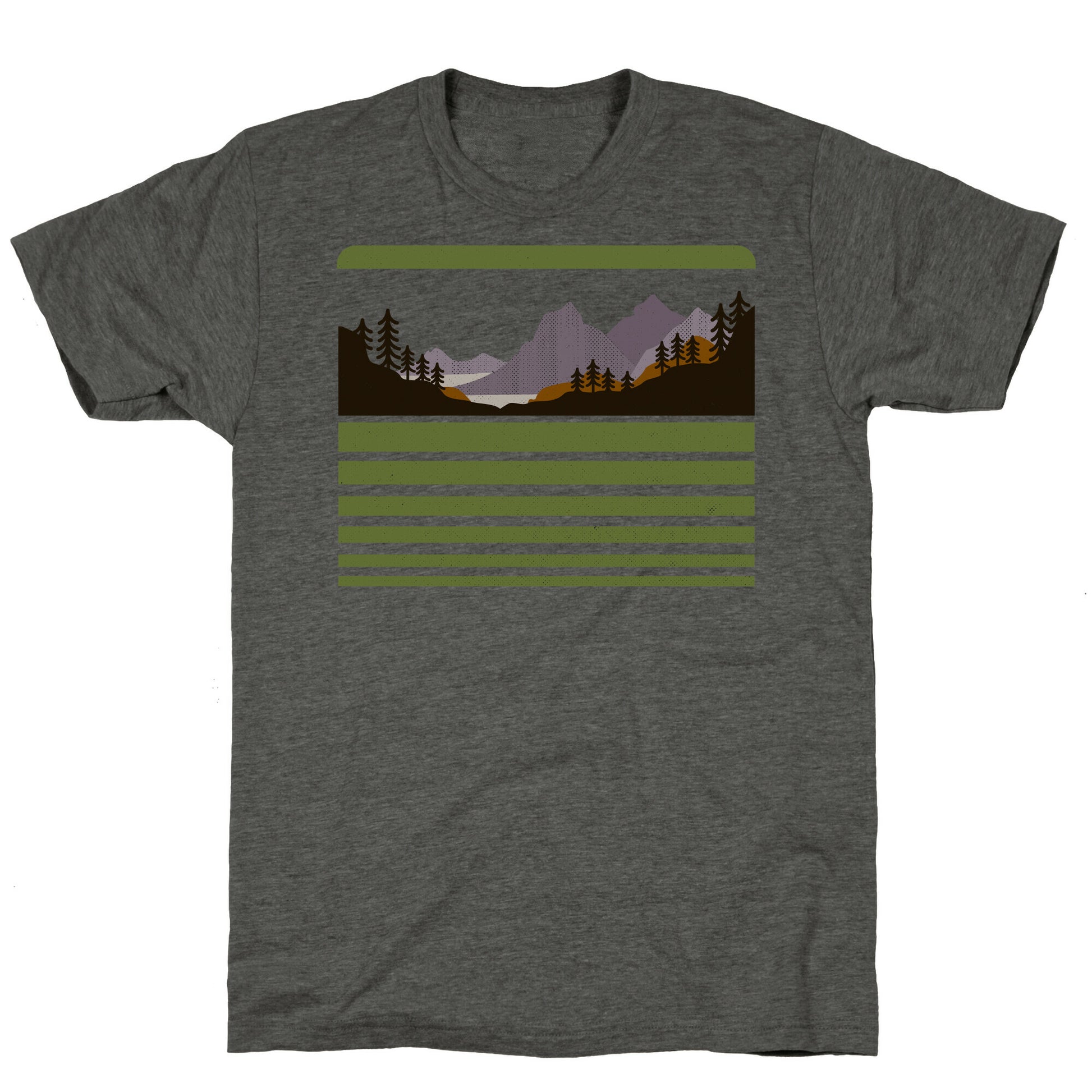 Mountain Landscape Unisex Triblend Tee