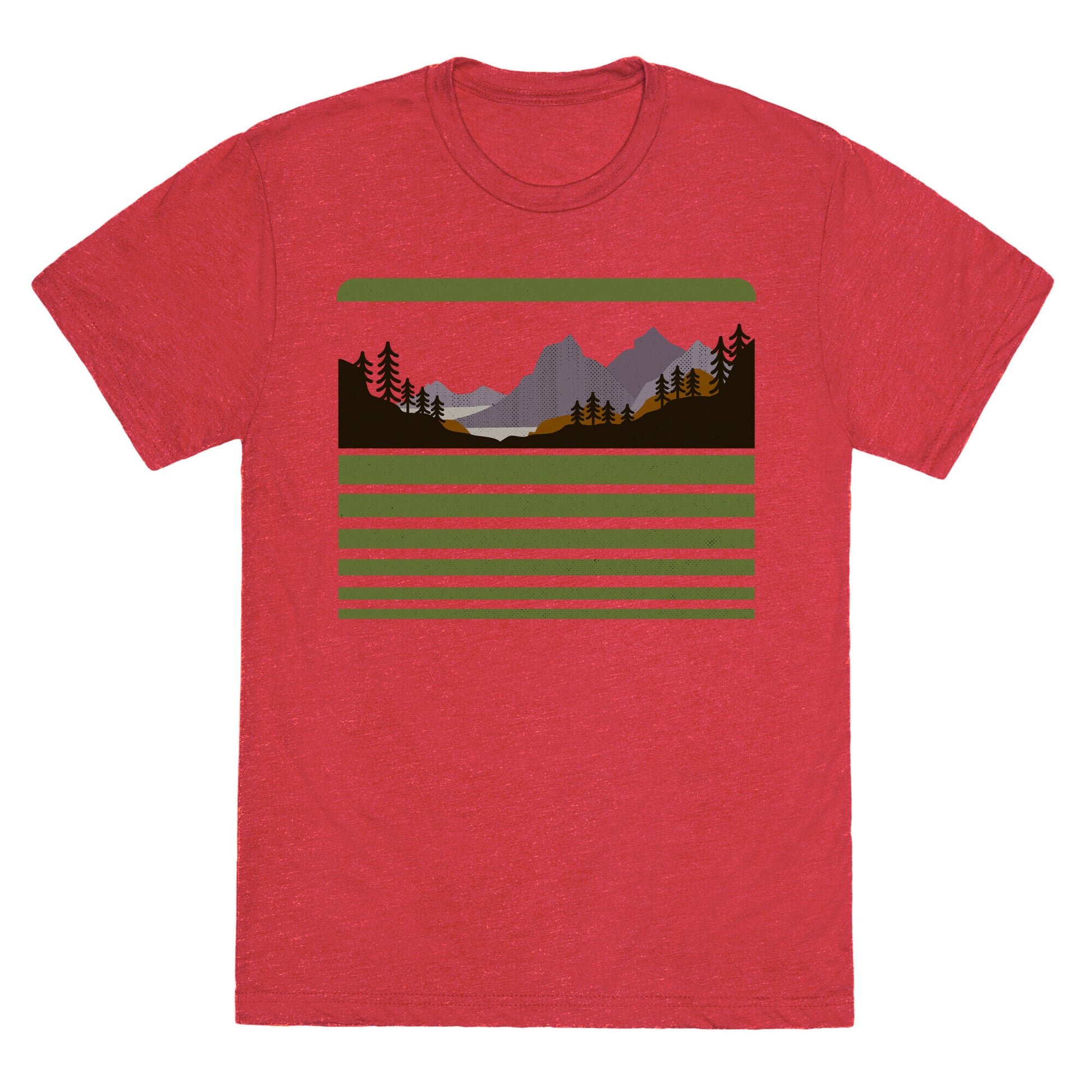 Mountain Landscape Unisex Triblend Tee