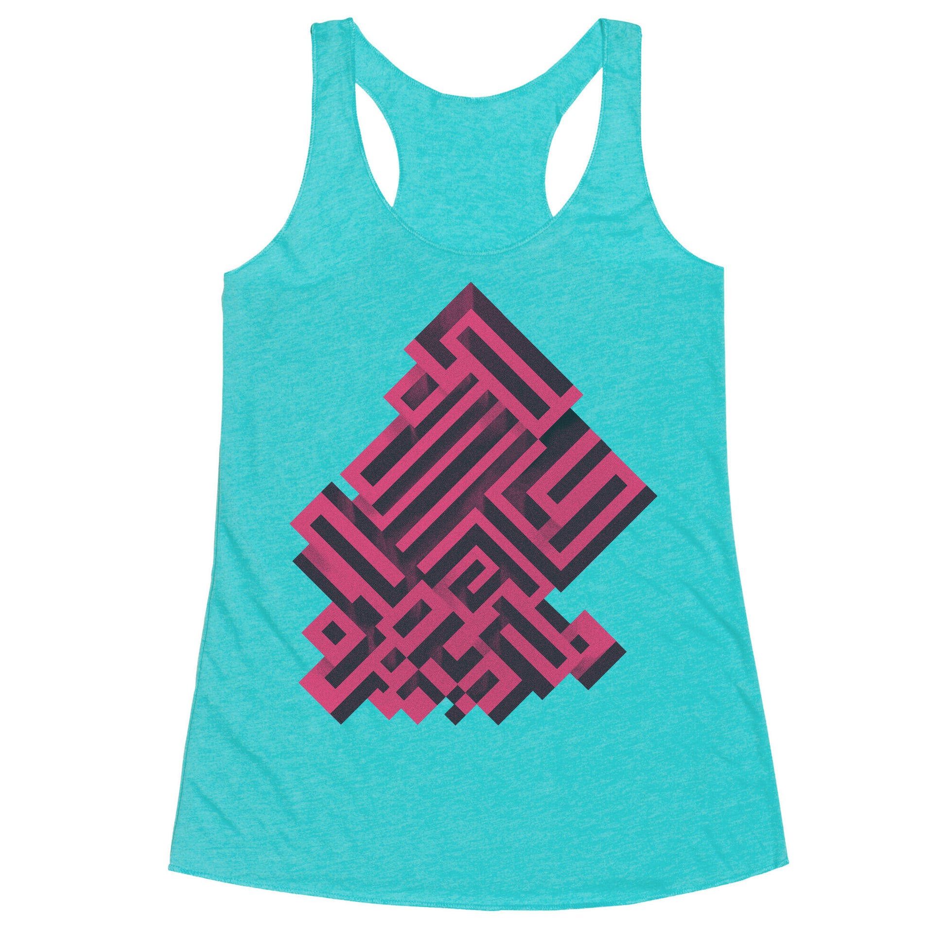 Bismuth Maze Racerback Tank
