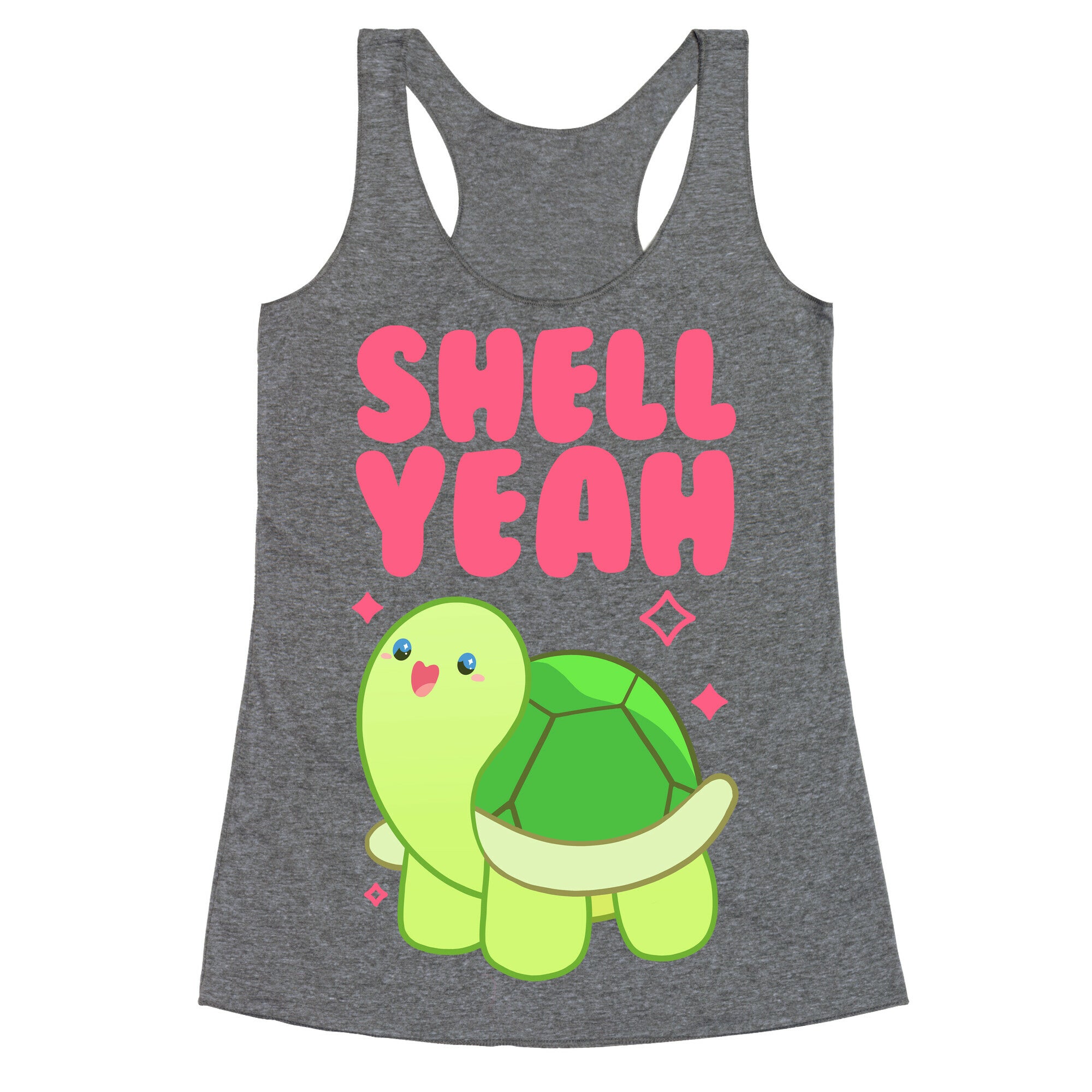 Shell Yeah Cute Turtle Racerback Tank