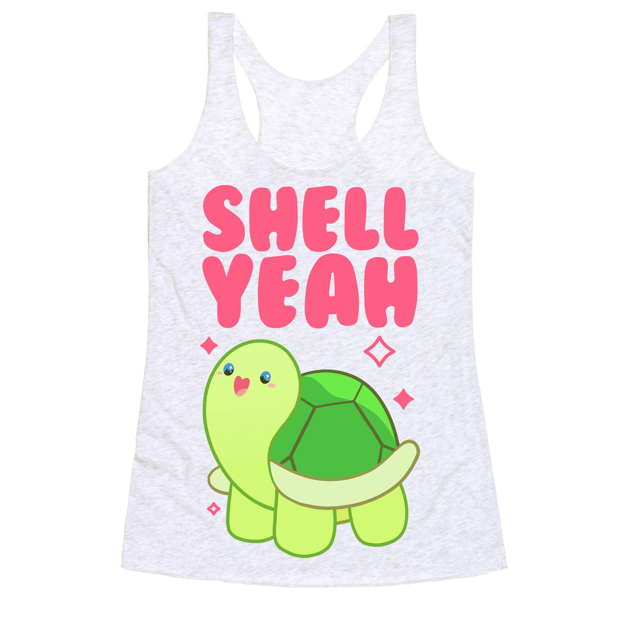 Shell Yeah Cute Turtle Racerback Tank