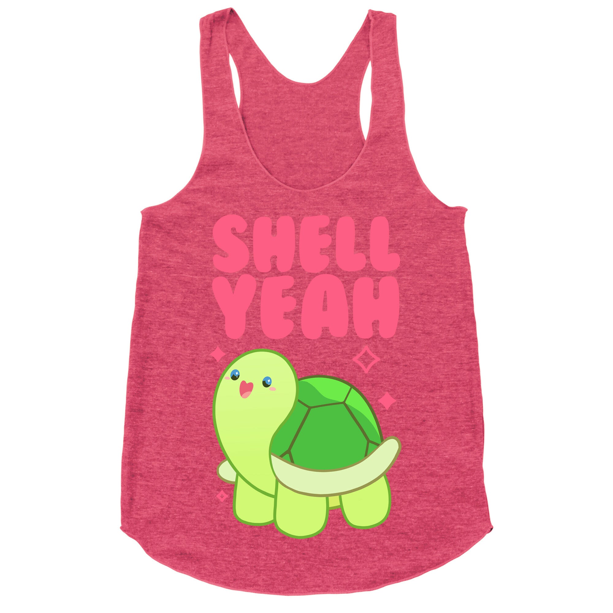 Shell Yeah Cute Turtle Racerback Tank