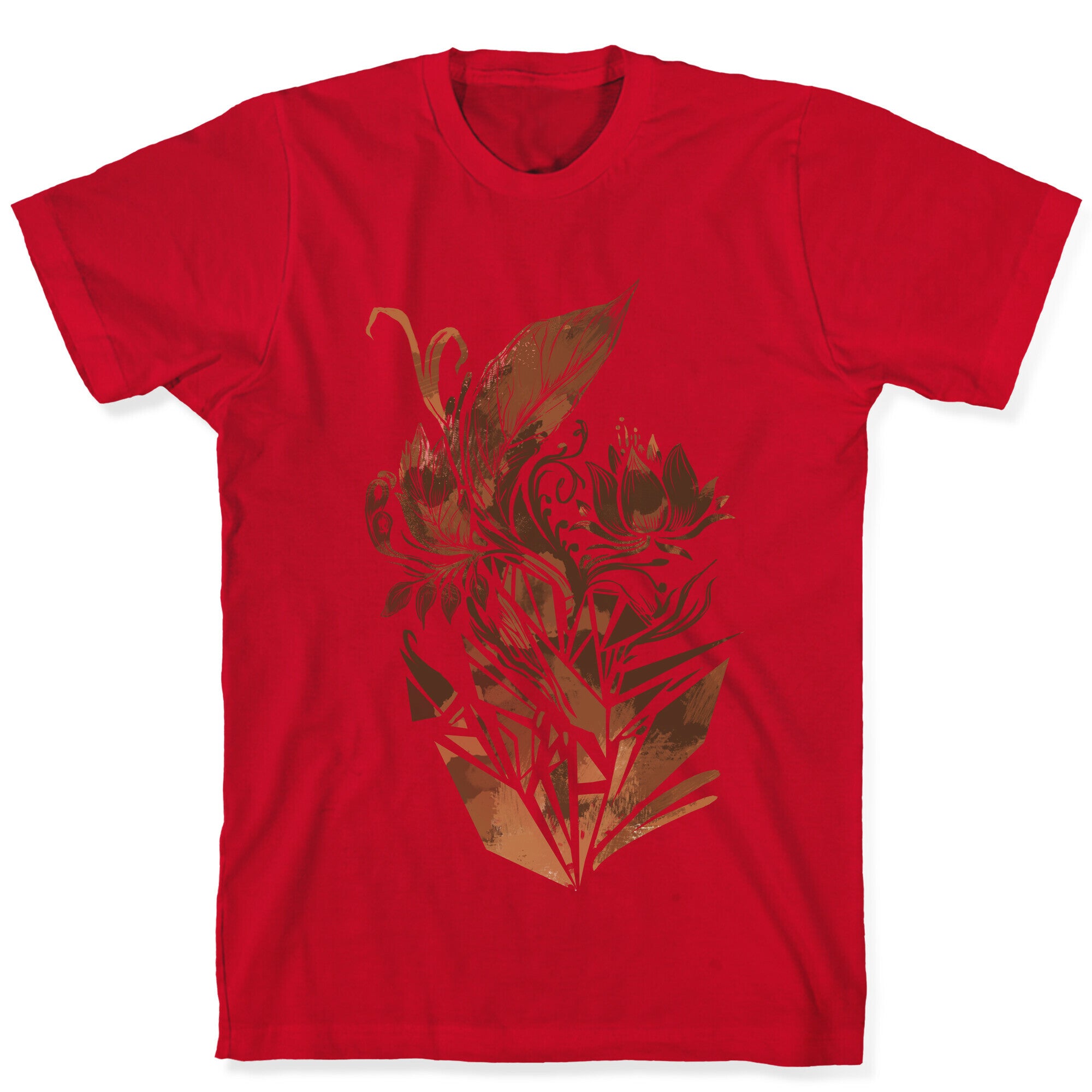 Leaves in Geometry T-Shirt