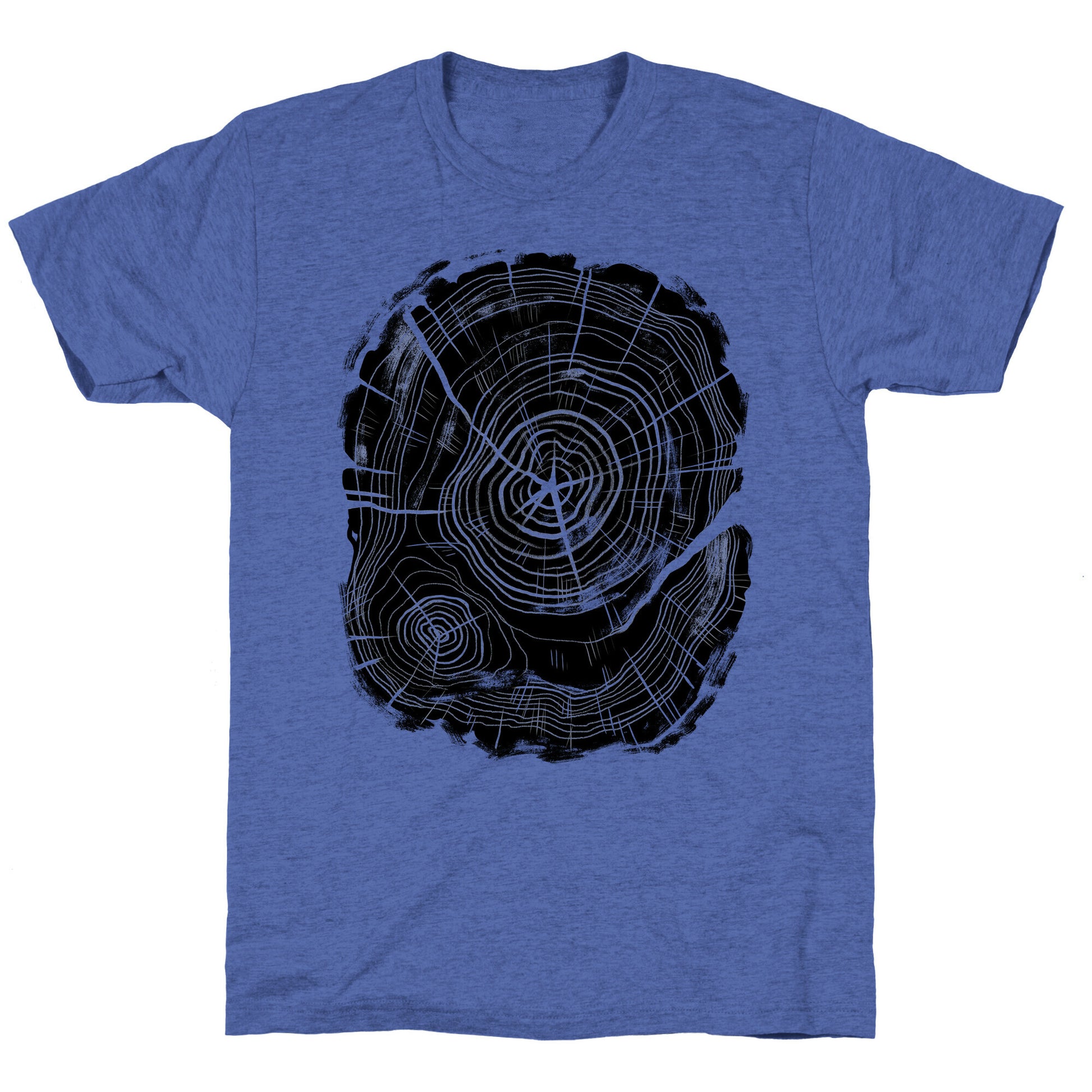 Tree Growth Rings Unisex Triblend Tee
