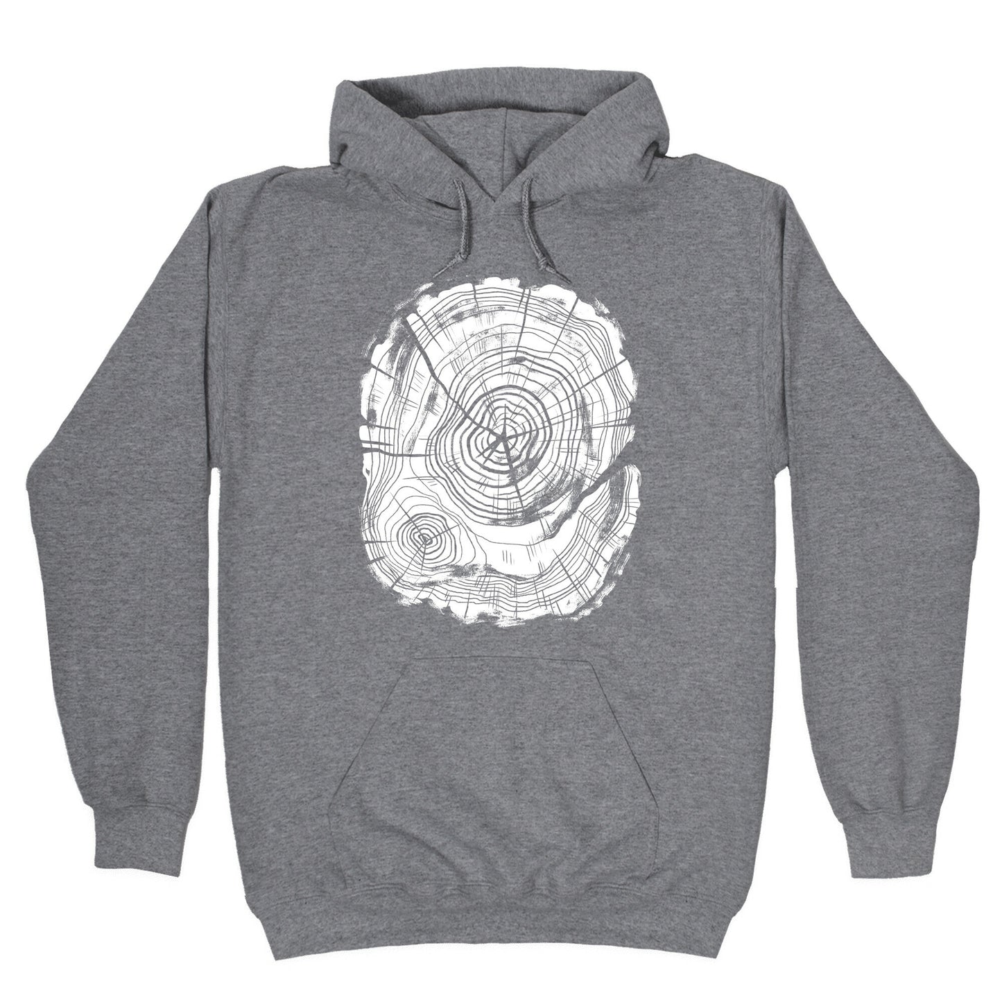 Tree Growth Rings Hoodie