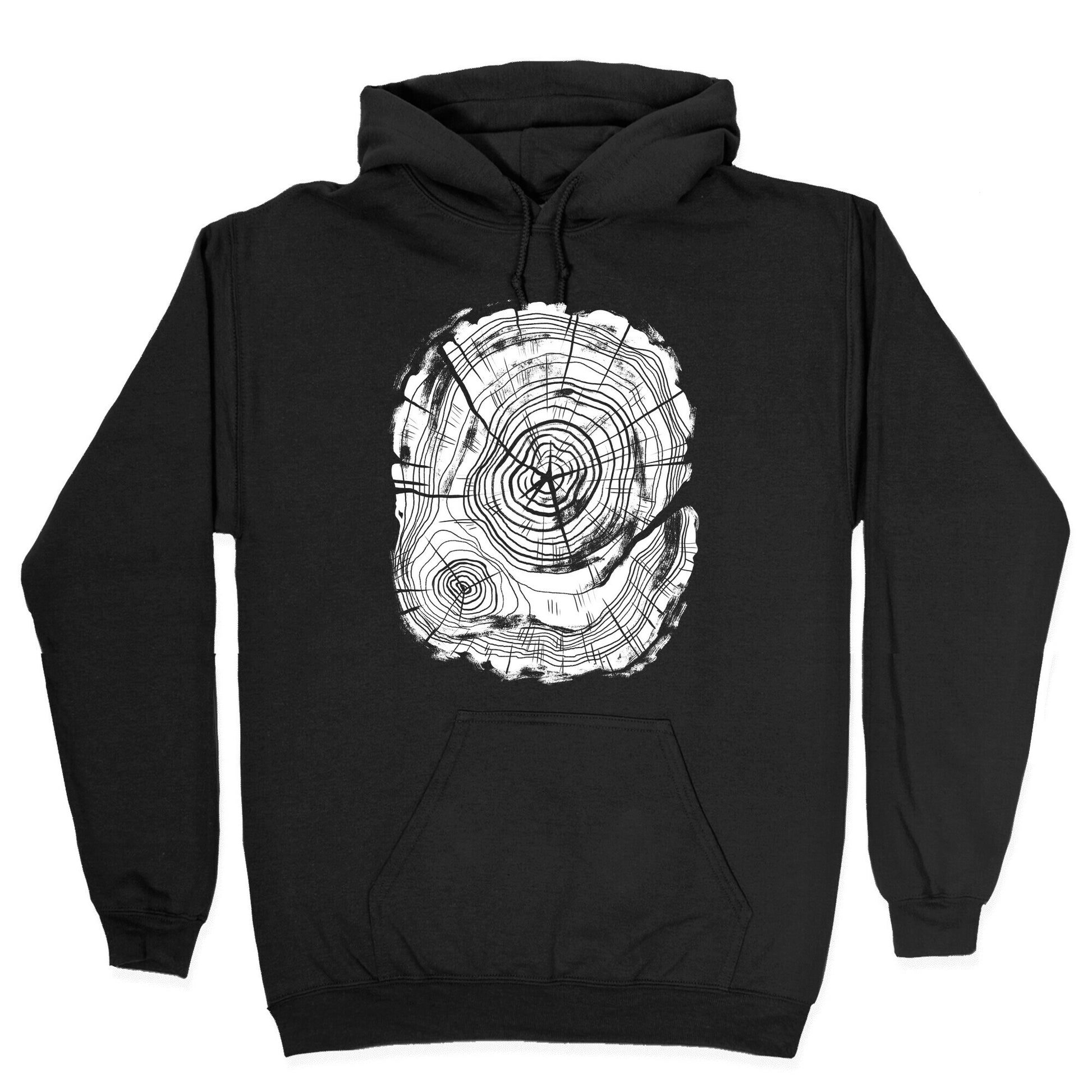 Tree Growth Rings Hoodie