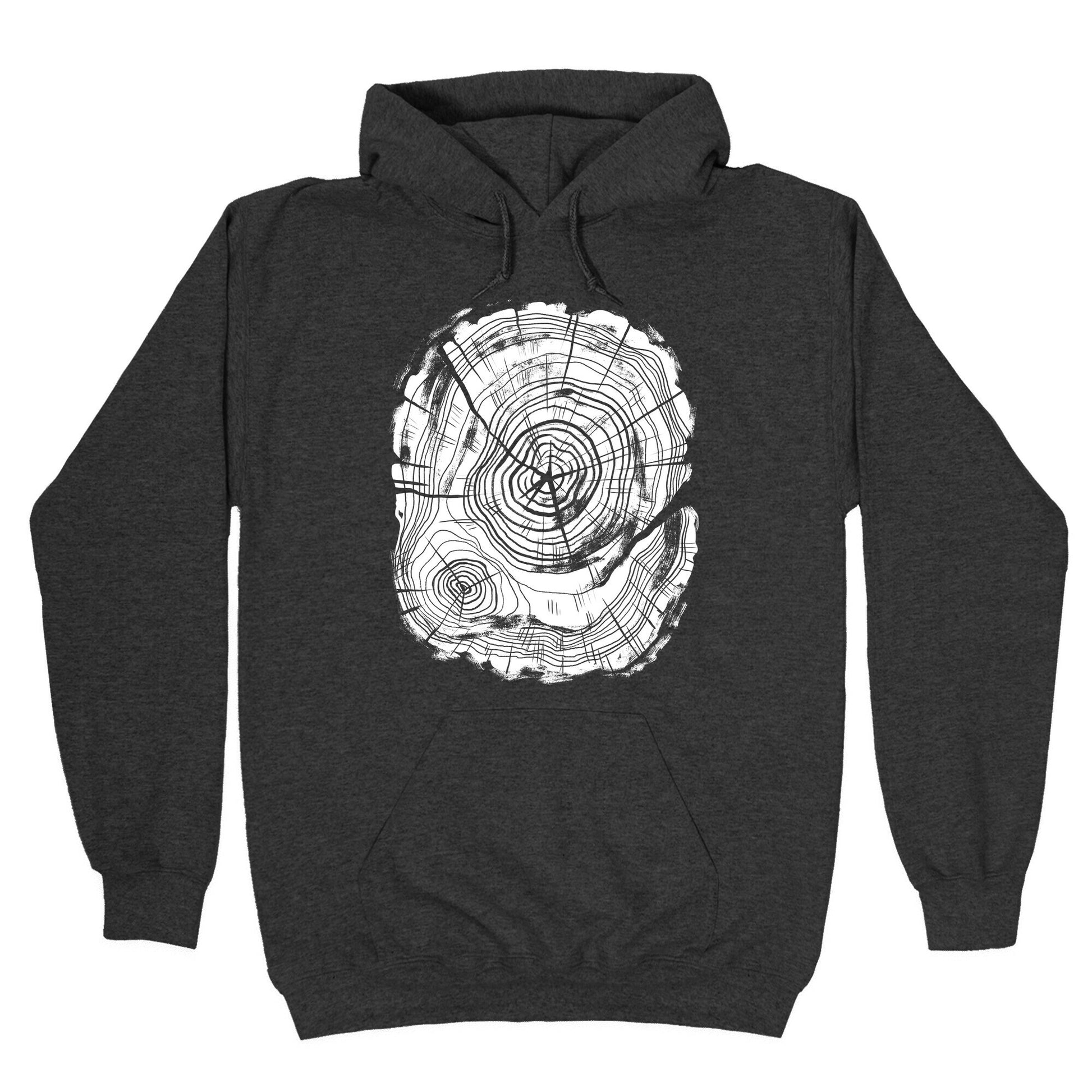 Tree Growth Rings Hoodie