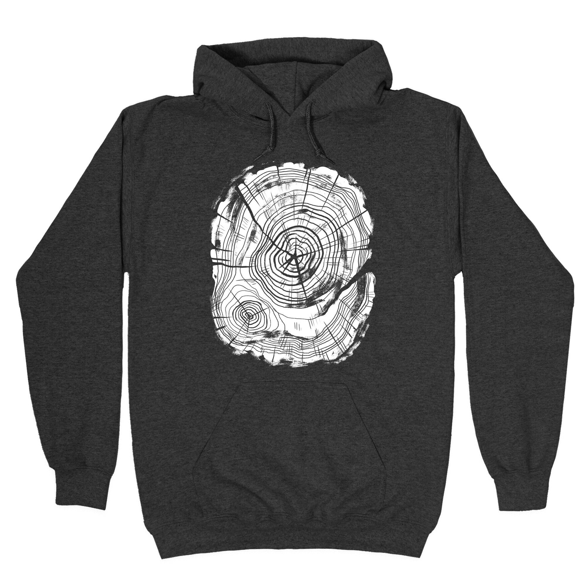Tree Growth Rings Hoodie