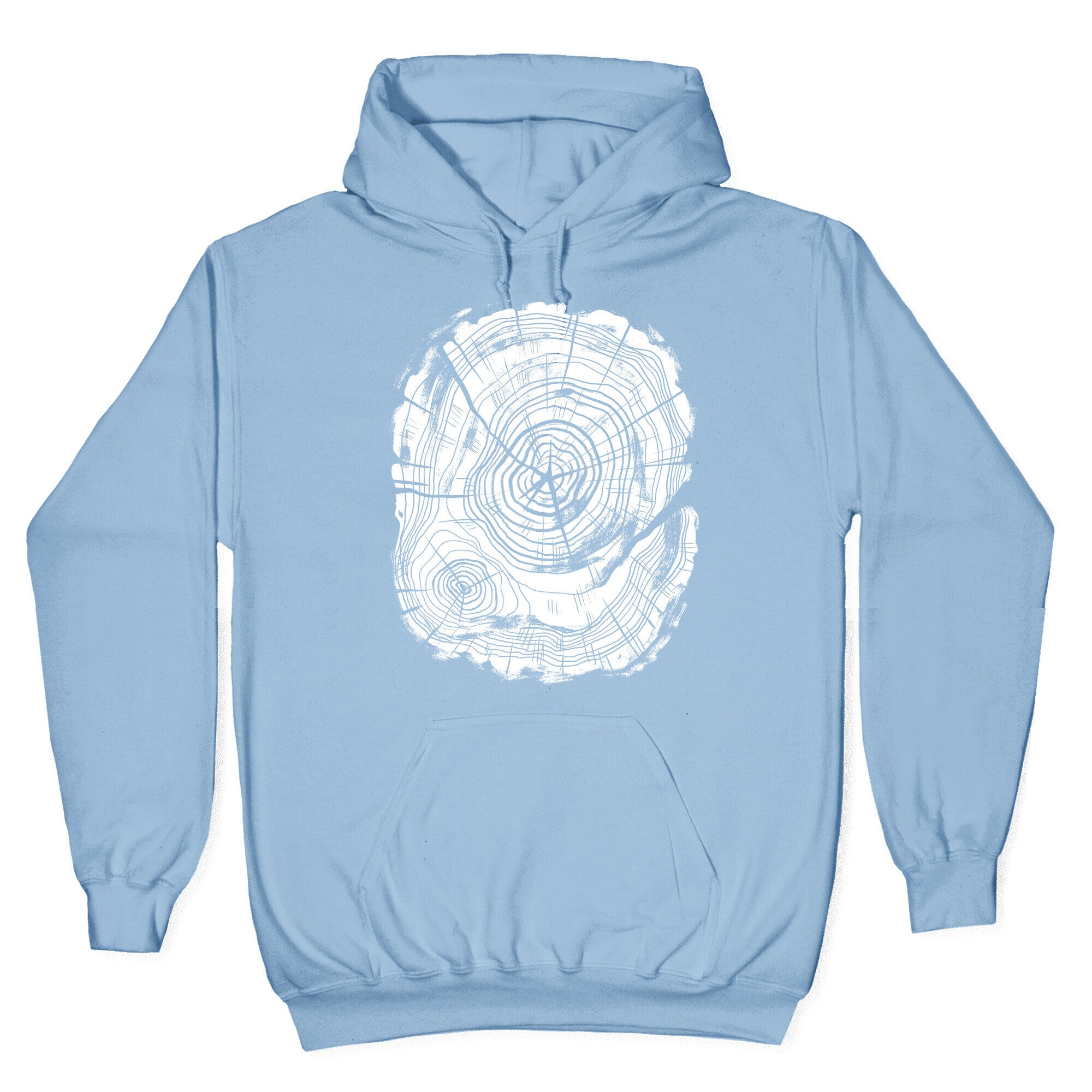Tree Growth Rings Hoodie