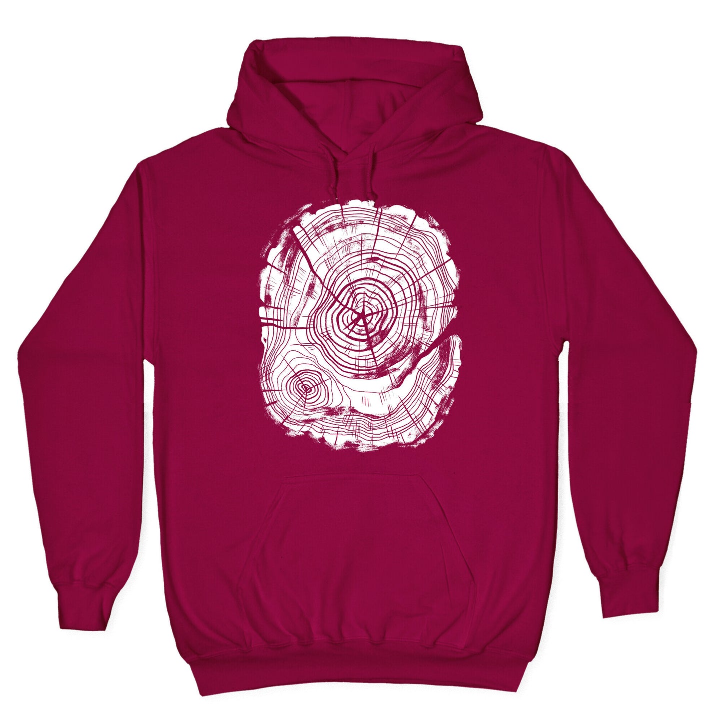 Tree Growth Rings Hoodie