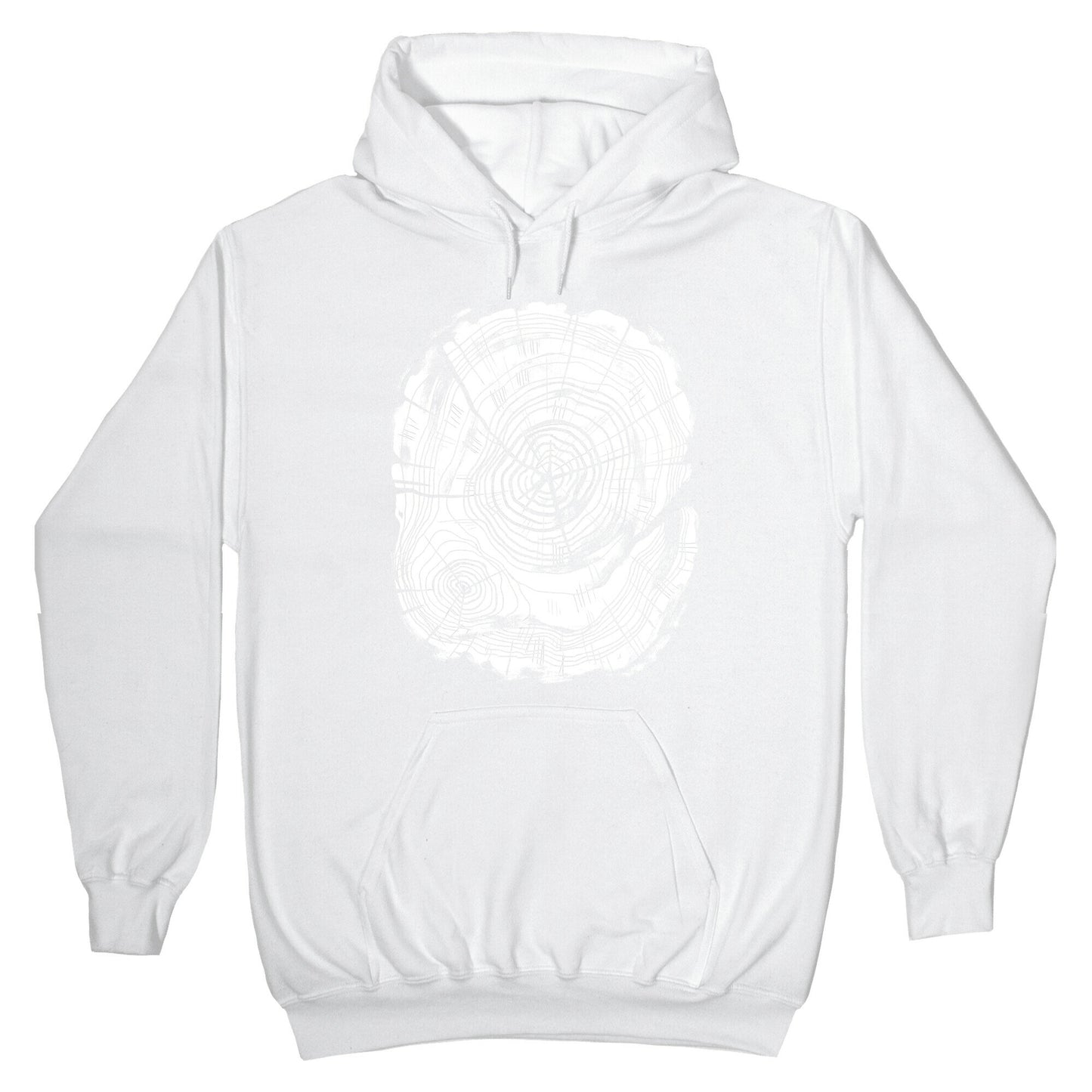 Tree Growth Rings Hoodie