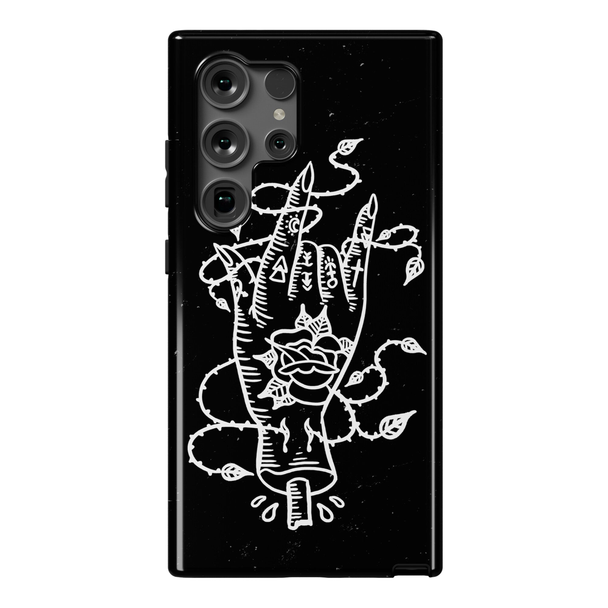 Rock On (Traditional Tattoo) Phone Case
