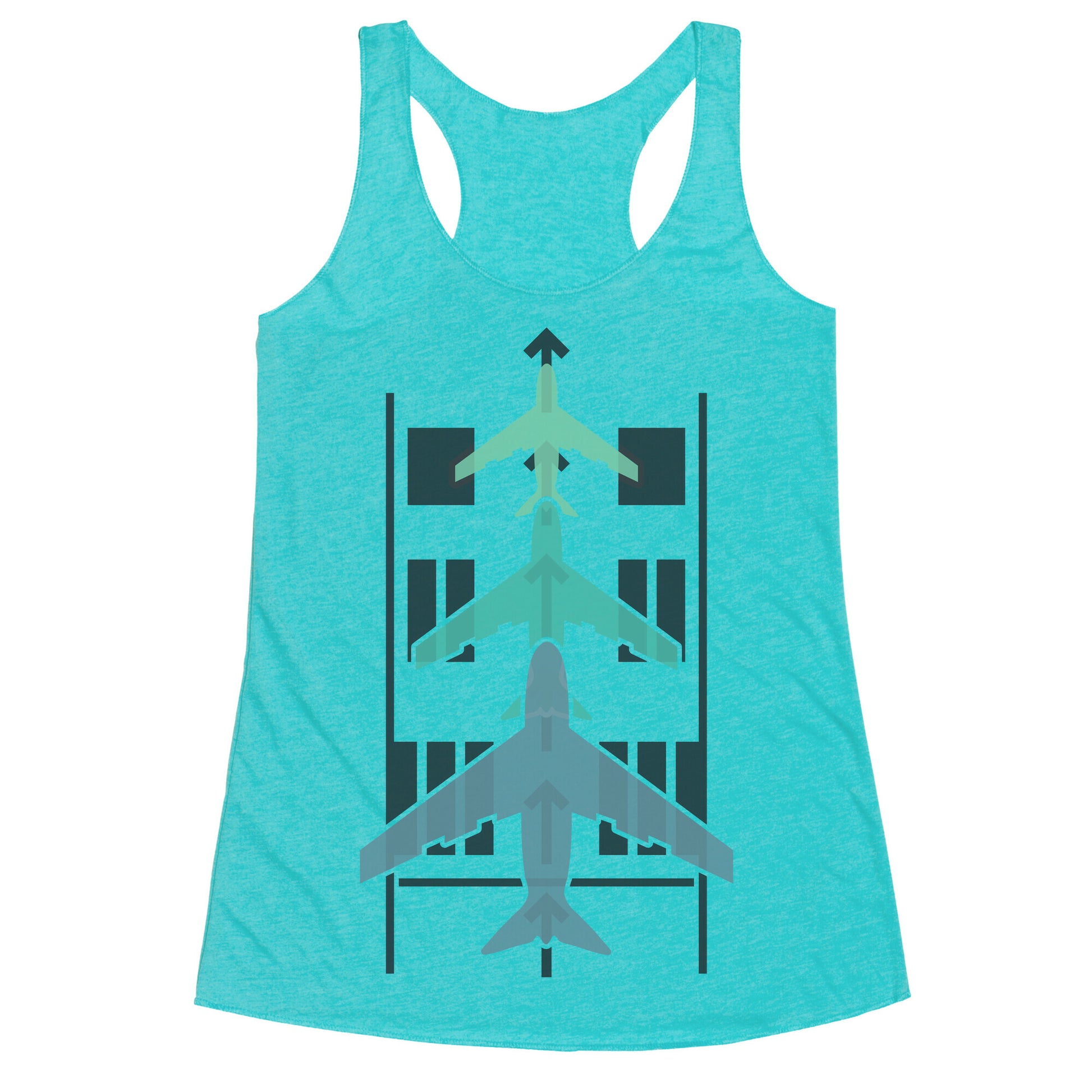 Takeoffs and Landings Racerback Tank