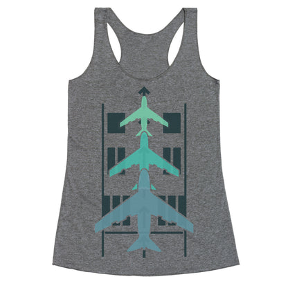 Takeoffs and Landings Racerback Tank