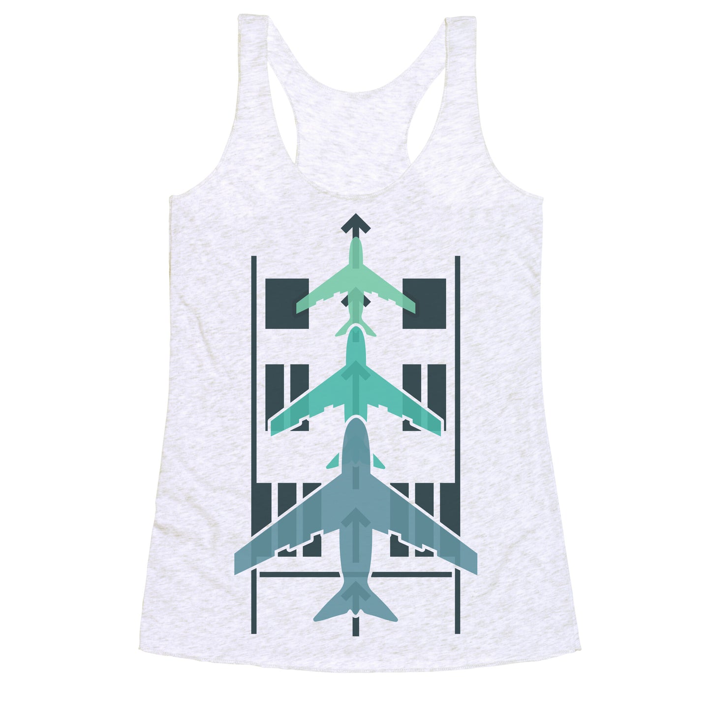 Takeoffs and Landings Racerback Tank