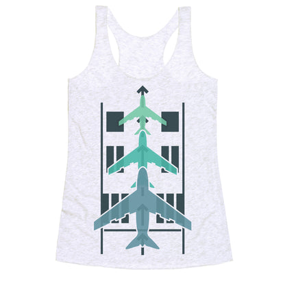 Takeoffs and Landings Racerback Tank