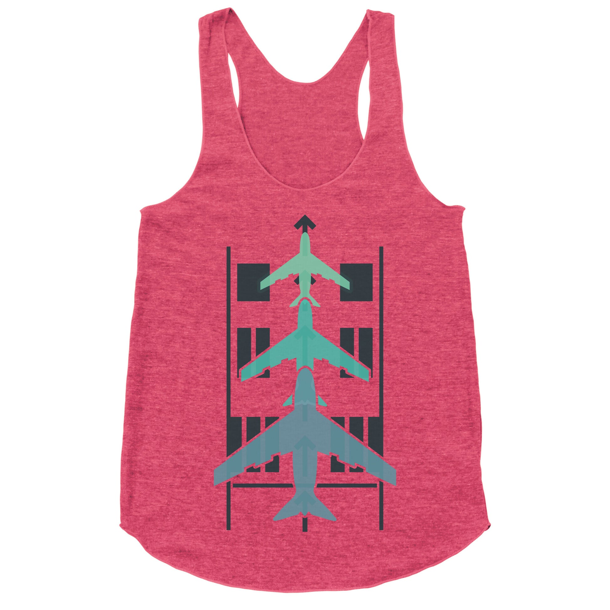 Takeoffs and Landings Racerback Tank
