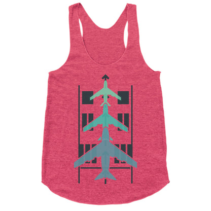 Takeoffs and Landings Racerback Tank