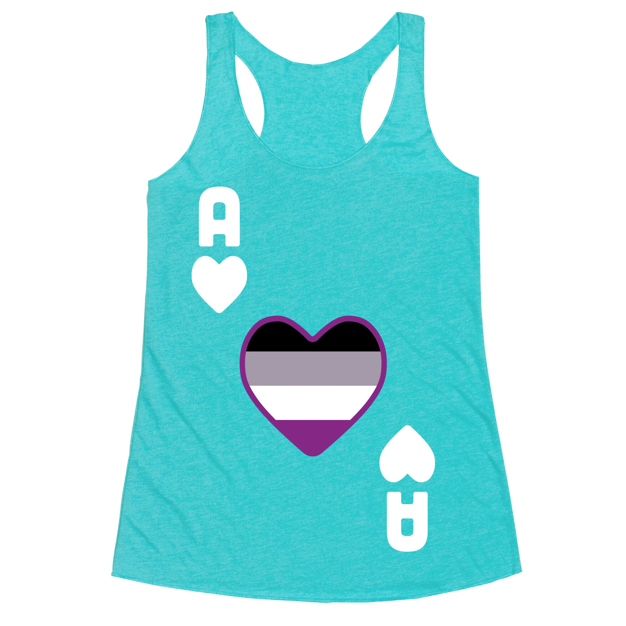 Ace Of Hearts Racerback Tank