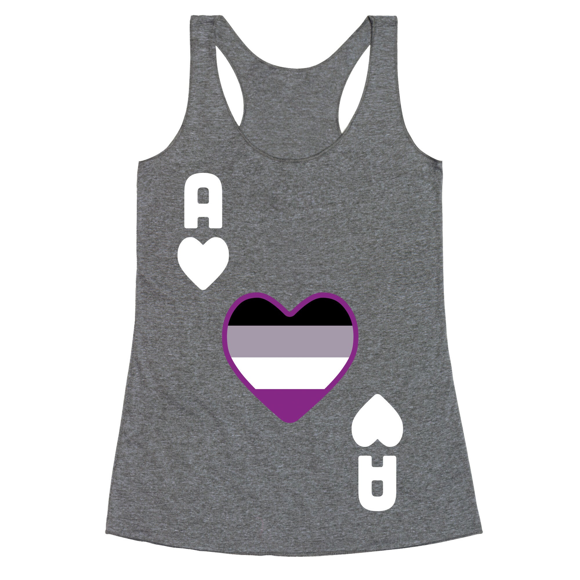 Ace Of Hearts Racerback Tank