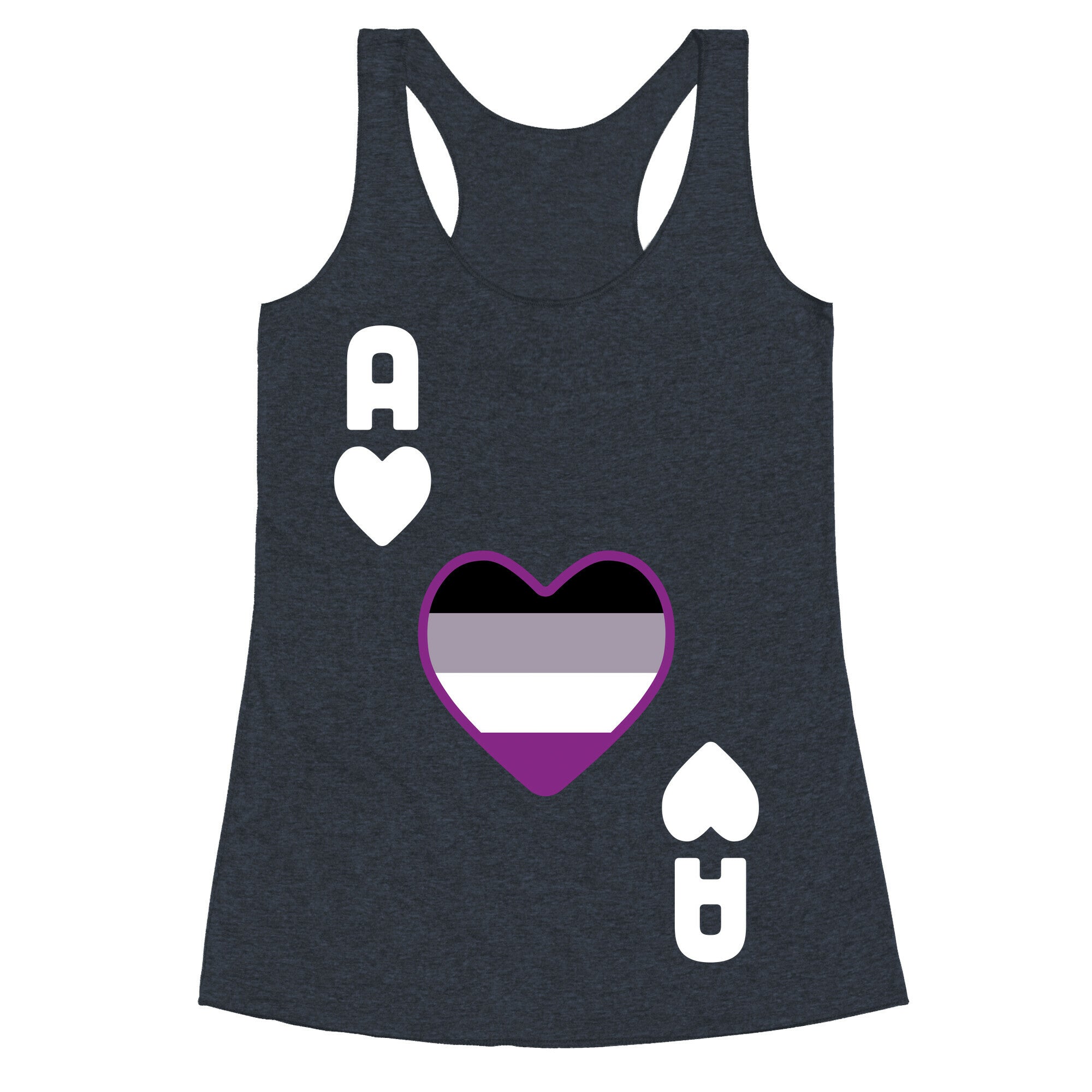 Ace Of Hearts Racerback Tank