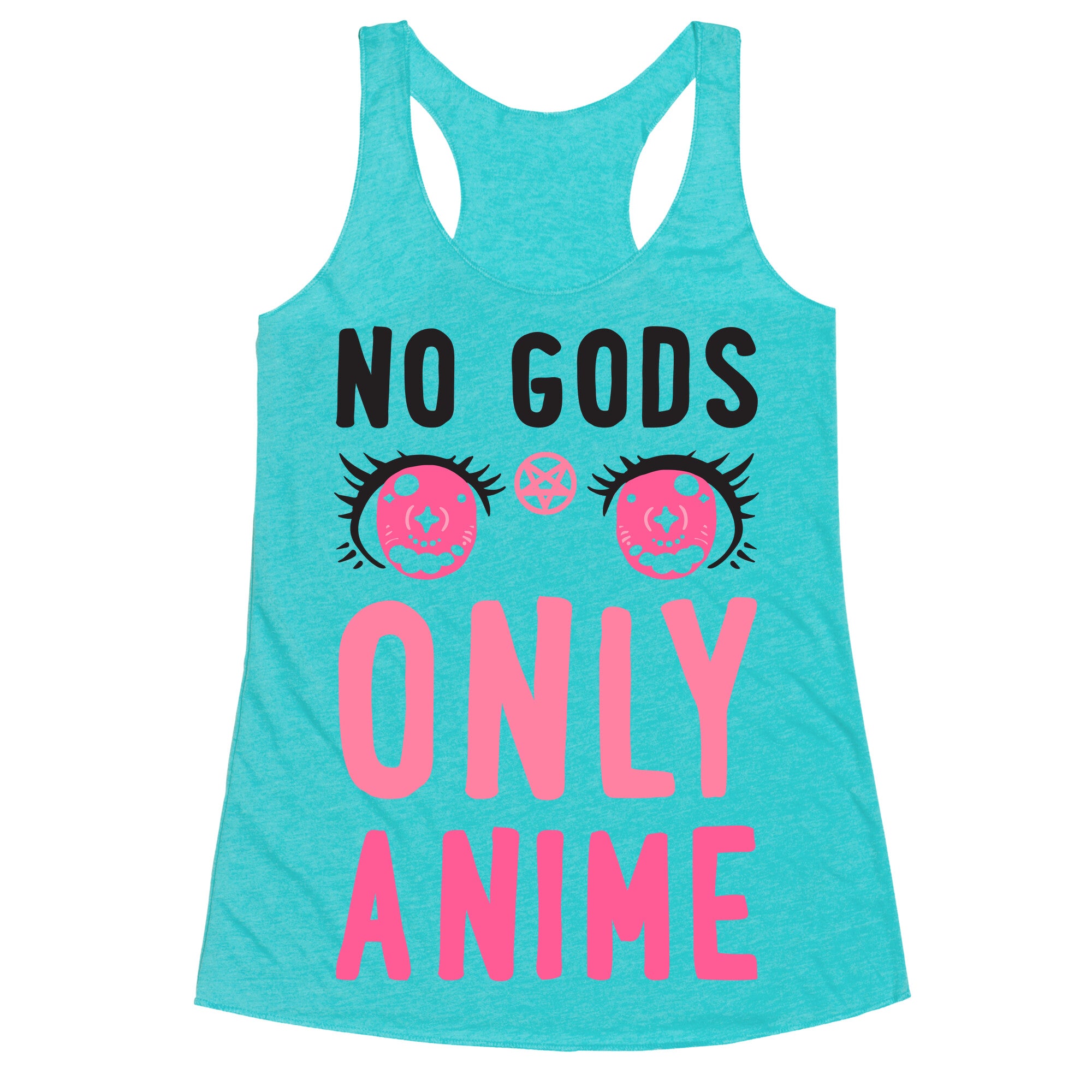 No Gods Only Anime Racerback Tank