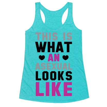 This is What an Asexual Looks Like Racerback Tank