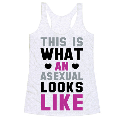 This is What an Asexual Looks Like Racerback Tank