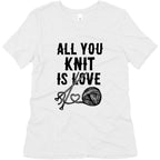 All You Knit Is Love Women's Triblend Tee