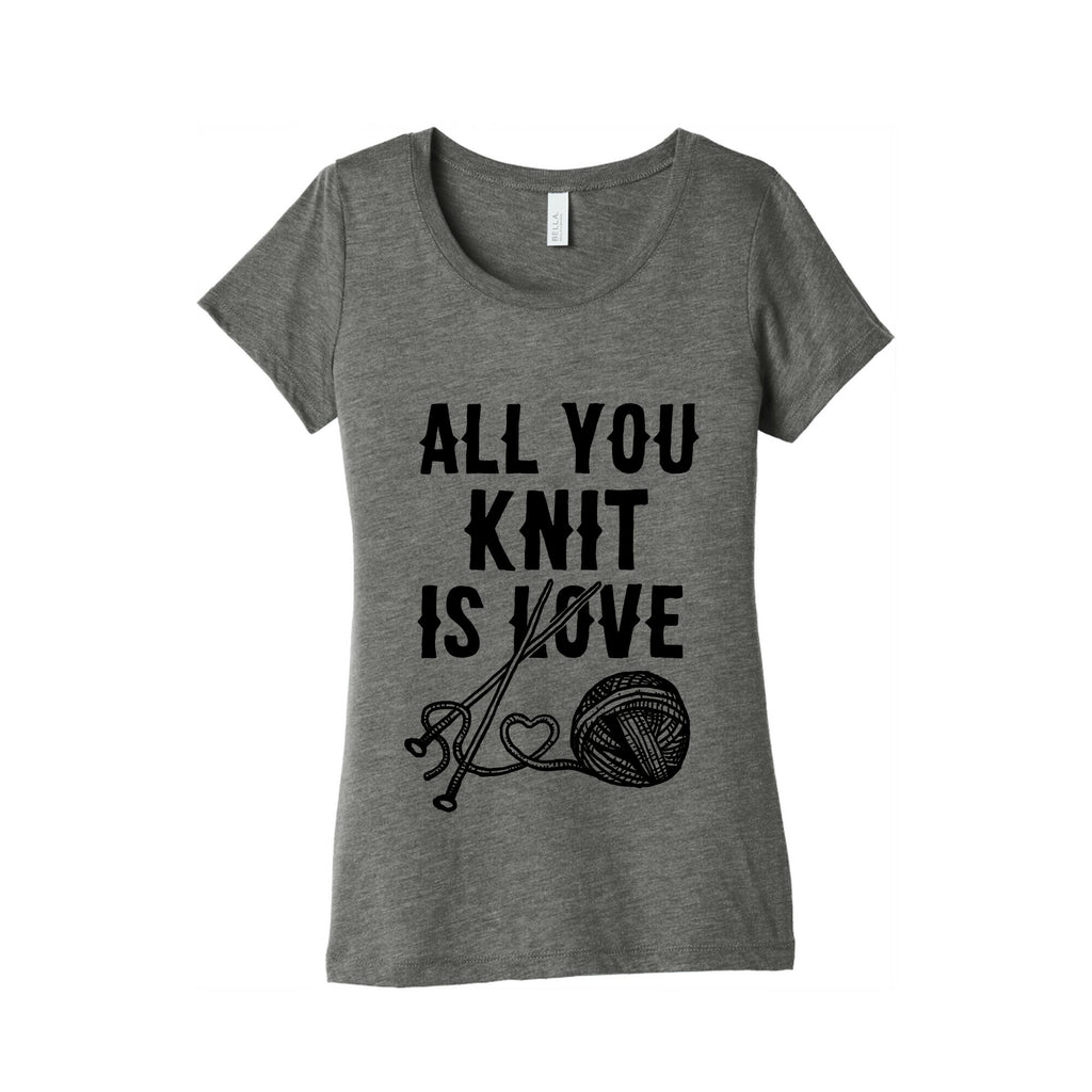 All You Knit Is Love Women's Triblend Tee