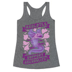 Axolotls Support Asexuality Racerback Tank