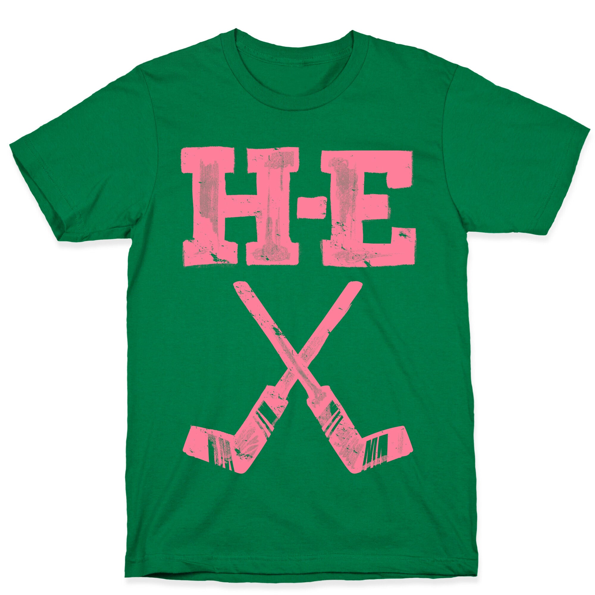H E Double Hockey Sticks (Hell) T-Shirt