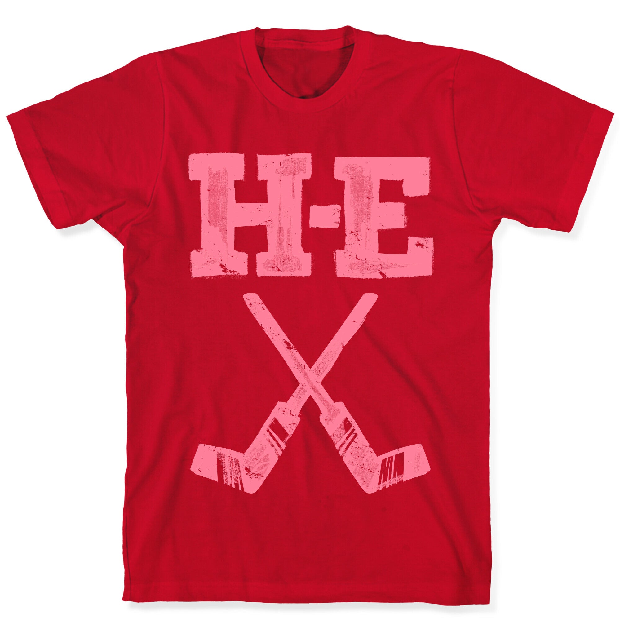 H E Double Hockey Sticks (Hell) T-Shirt