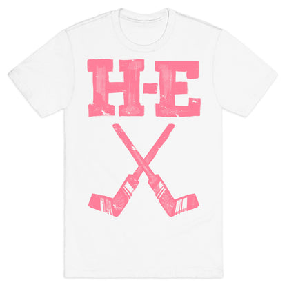 H E Double Hockey Sticks (Hell) T-Shirt
