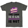 The Cake Is A Lie Asexuality Is Not Unisex Triblend Tee