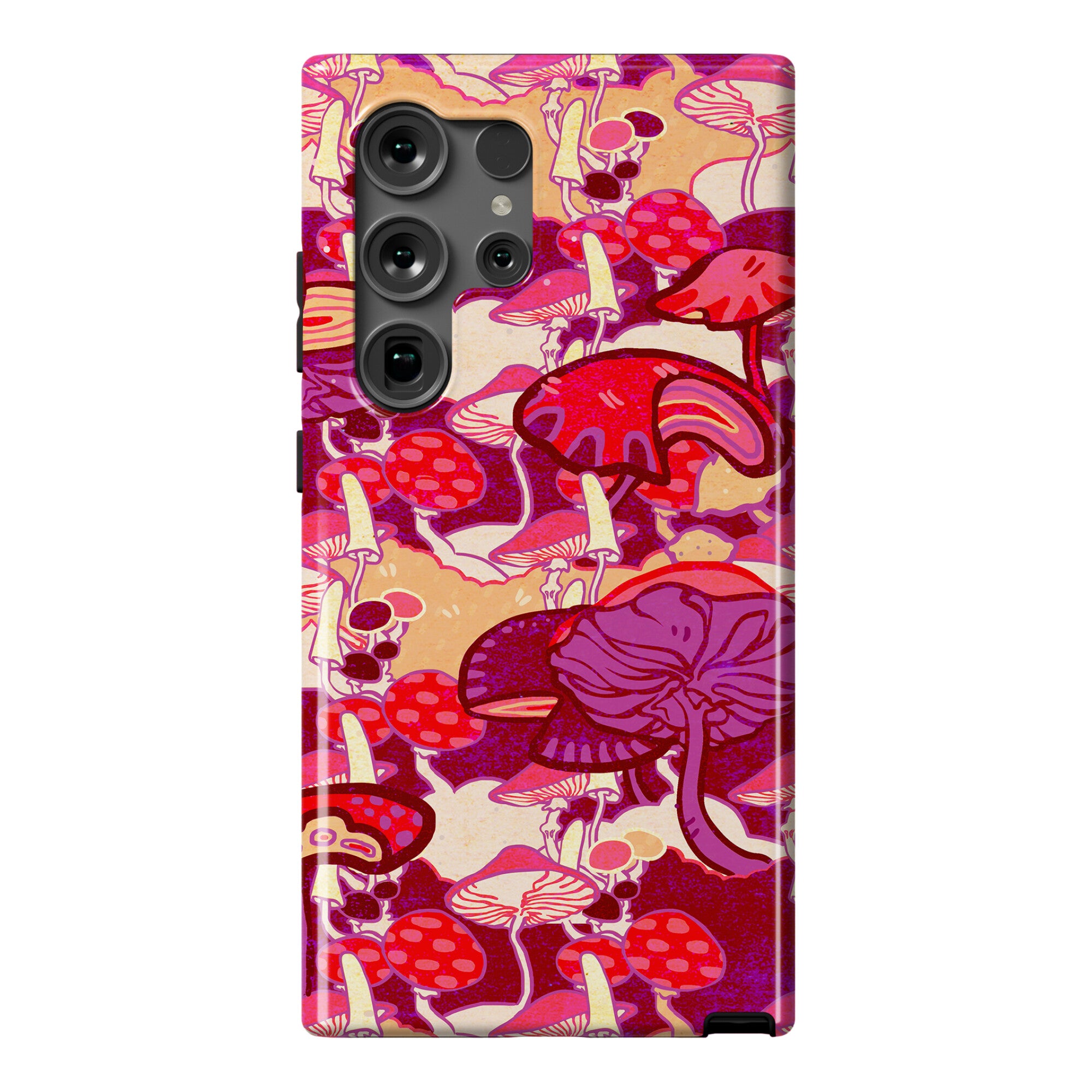 Mushroom Pattern Phone Case