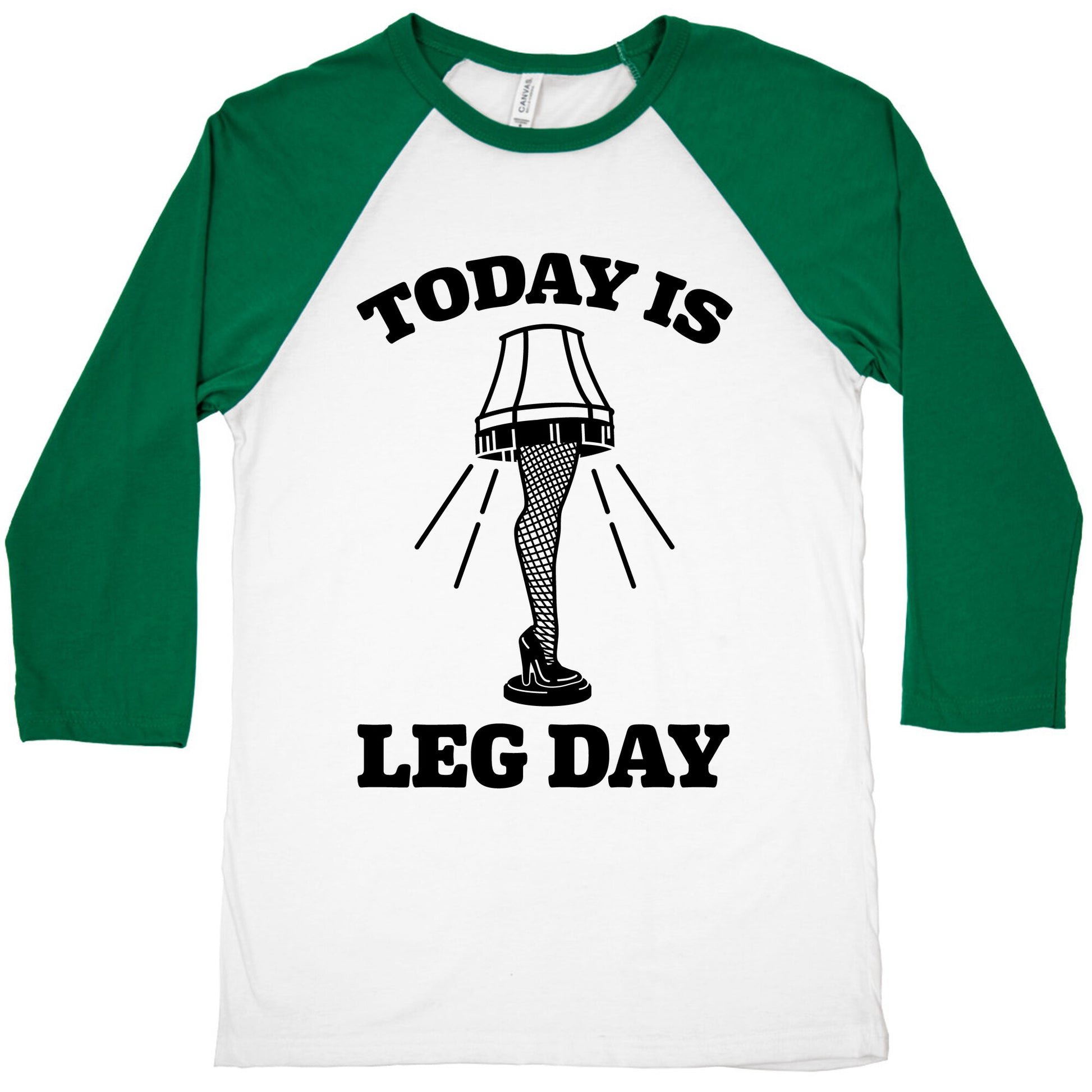 Today Is Leg Lamp Day Baseball Tee