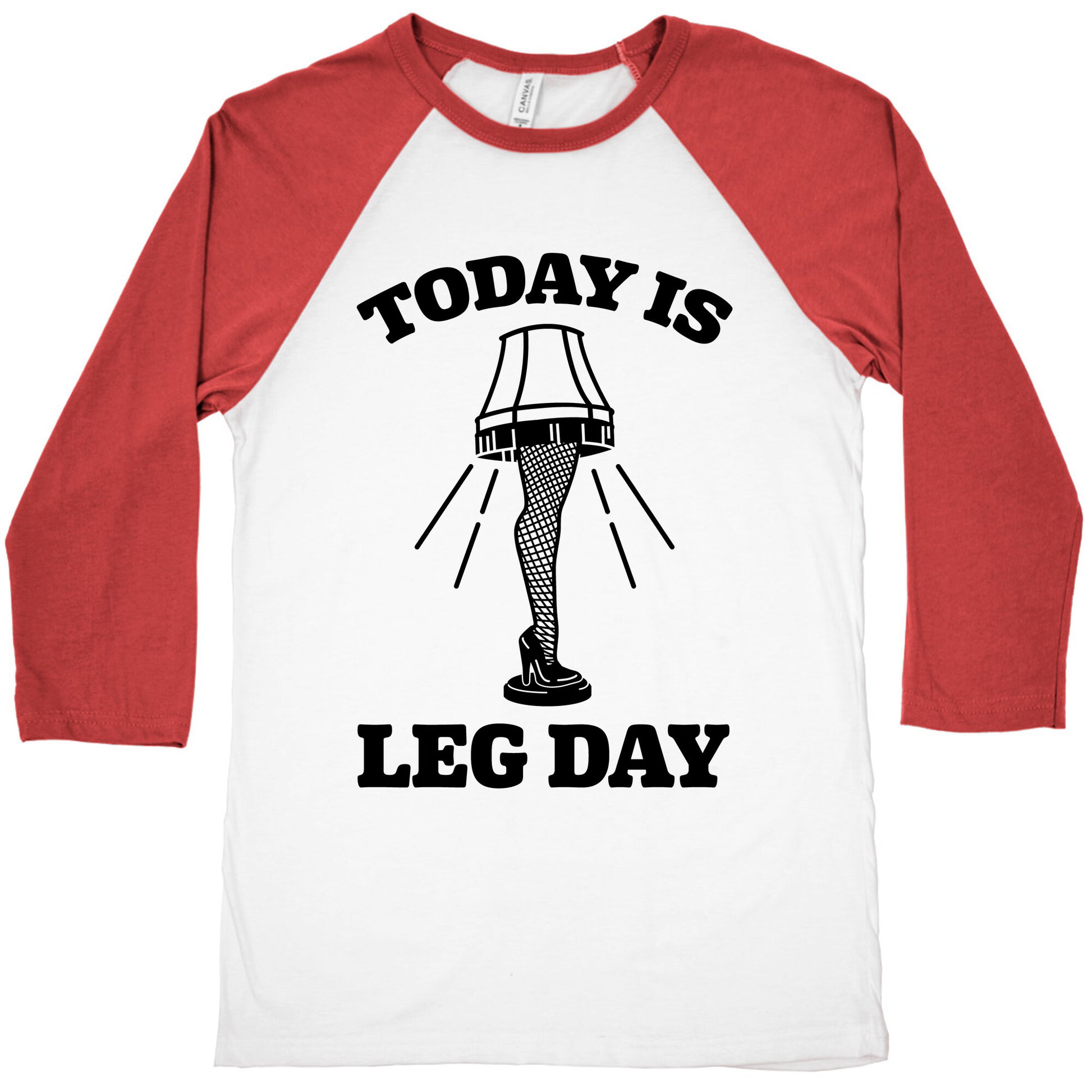Today Is Leg Lamp Day Baseball Tee
