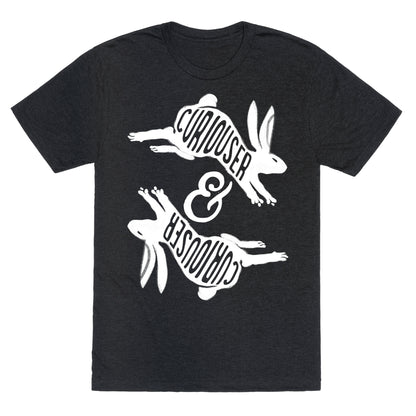 Curiouser And Curiouser Unisex Triblend Tee